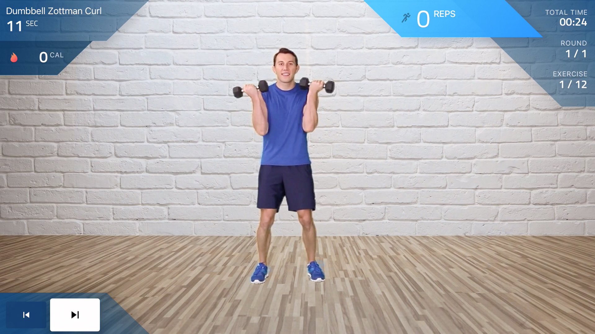 7 Minute Arm Workout by Track My Fitness screenshot 4