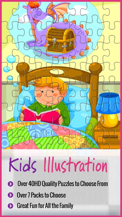Screenshot #1 pour Kid's Jigsaw Touch Puzzle Jigty with Free Packs