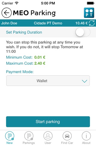 MEO Parking screenshot 4