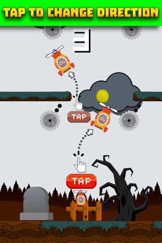 Amazing Little Bat: Swing Bat Copters screenshot 2