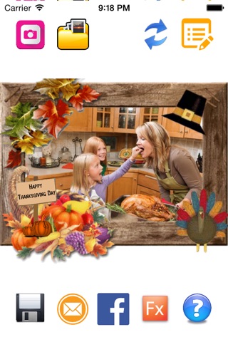 Thanksgiving Photo - make special thankful ecard screenshot 3