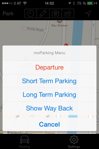 moParking -  Automated Car Finder and Park Meter Alarm screenshot 3