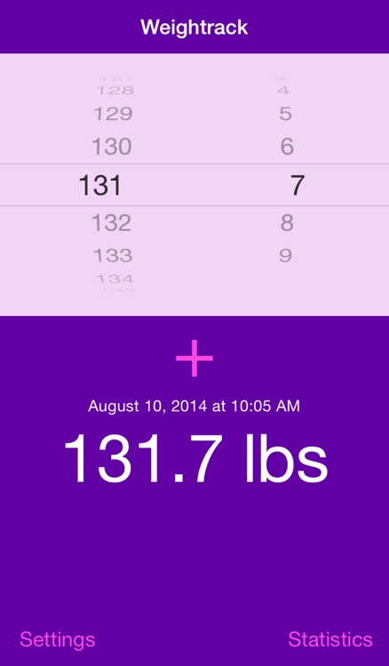 Weightrack - Record your weight, track your progress