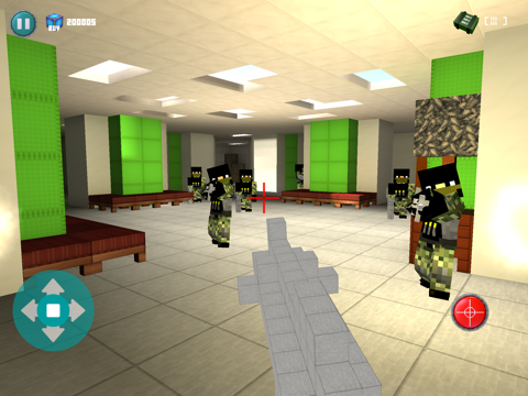 Screenshot #6 pour Super Block Hot Sniper - Best Pocket FPS Build Lava Sky Lab Pro Edition