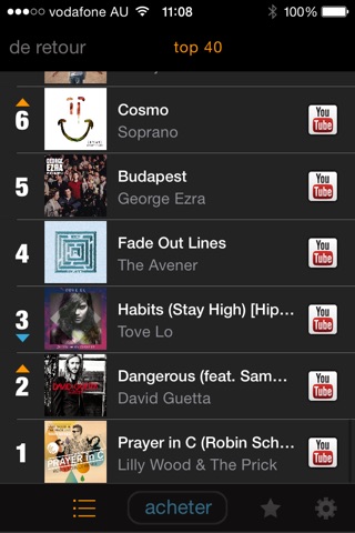 my9 Top 40 : FR charts musicaux screenshot 3