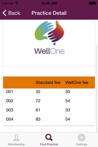 WellOne screenshot 2