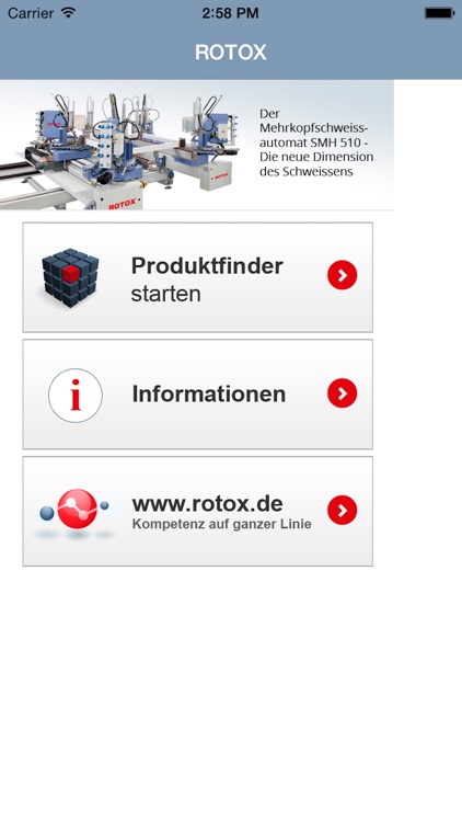 ROTOX Produktfinder