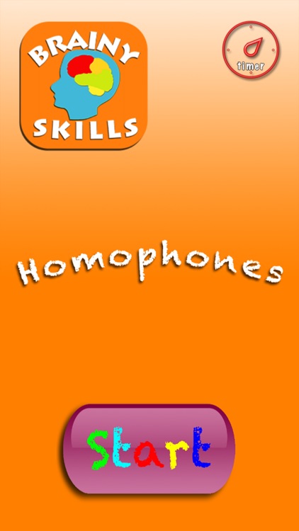 Brainy Skills Homophones