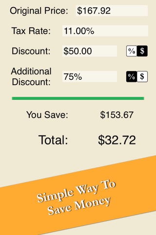 Sale Price Calculator - Easy Quick Compute Discount And Tax screenshot 2