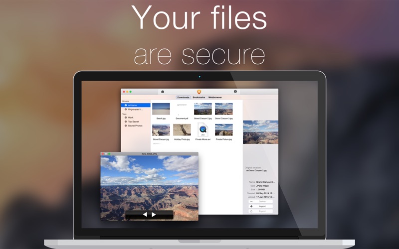 file safe - password-protected document vault iphone screenshot 2