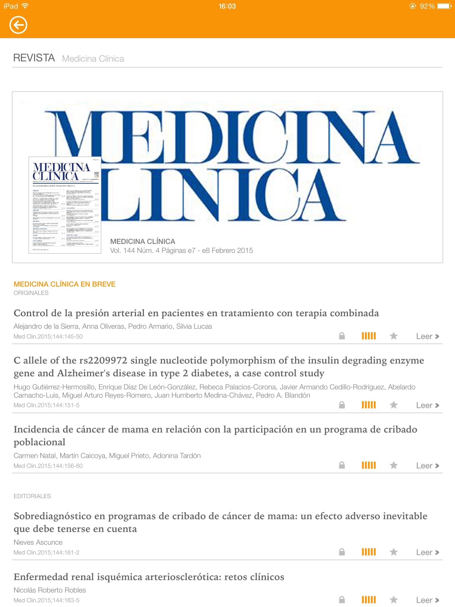 Elsevier Iberoamérica screenshot 3