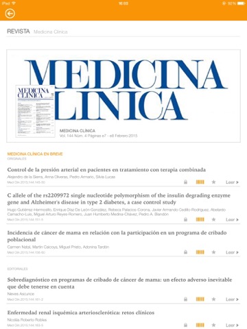 Screenshot #6 pour Elsevier Iberoamérica
