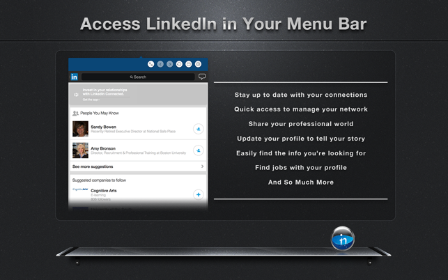 MenuTab for LinkedIn - Your Business Profiles, Contacts, Net(圖1)-速報App