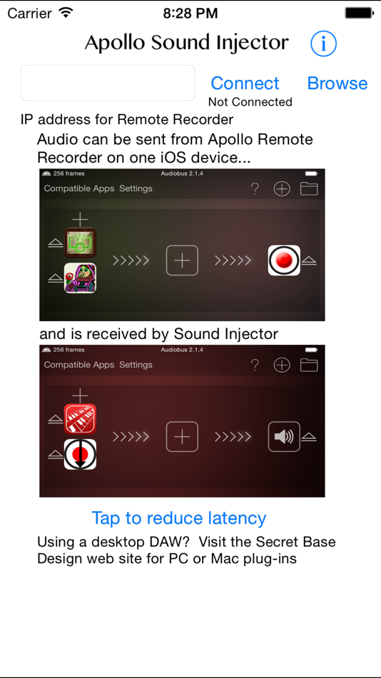 #1. Apollo Sound Injector - Streaming Audio between iOS Devices (iOS) 由: Secret Base Design