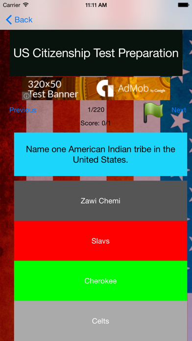 Screenshot #3 pour US Citizenship Test - Practice Questions for American Citizenship Test Free