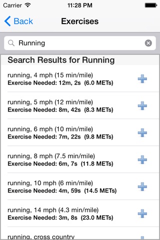 How Much Exercise Calorie Calculator - Exercise Needed for a Given Calories Burned screenshot 3