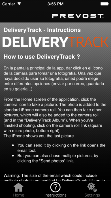 Screenshot #3 pour Delivery Track