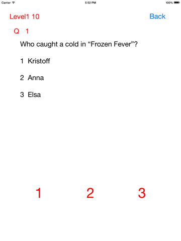 Screenshot #5 pour Quiz for Frozen Fever & Frozen