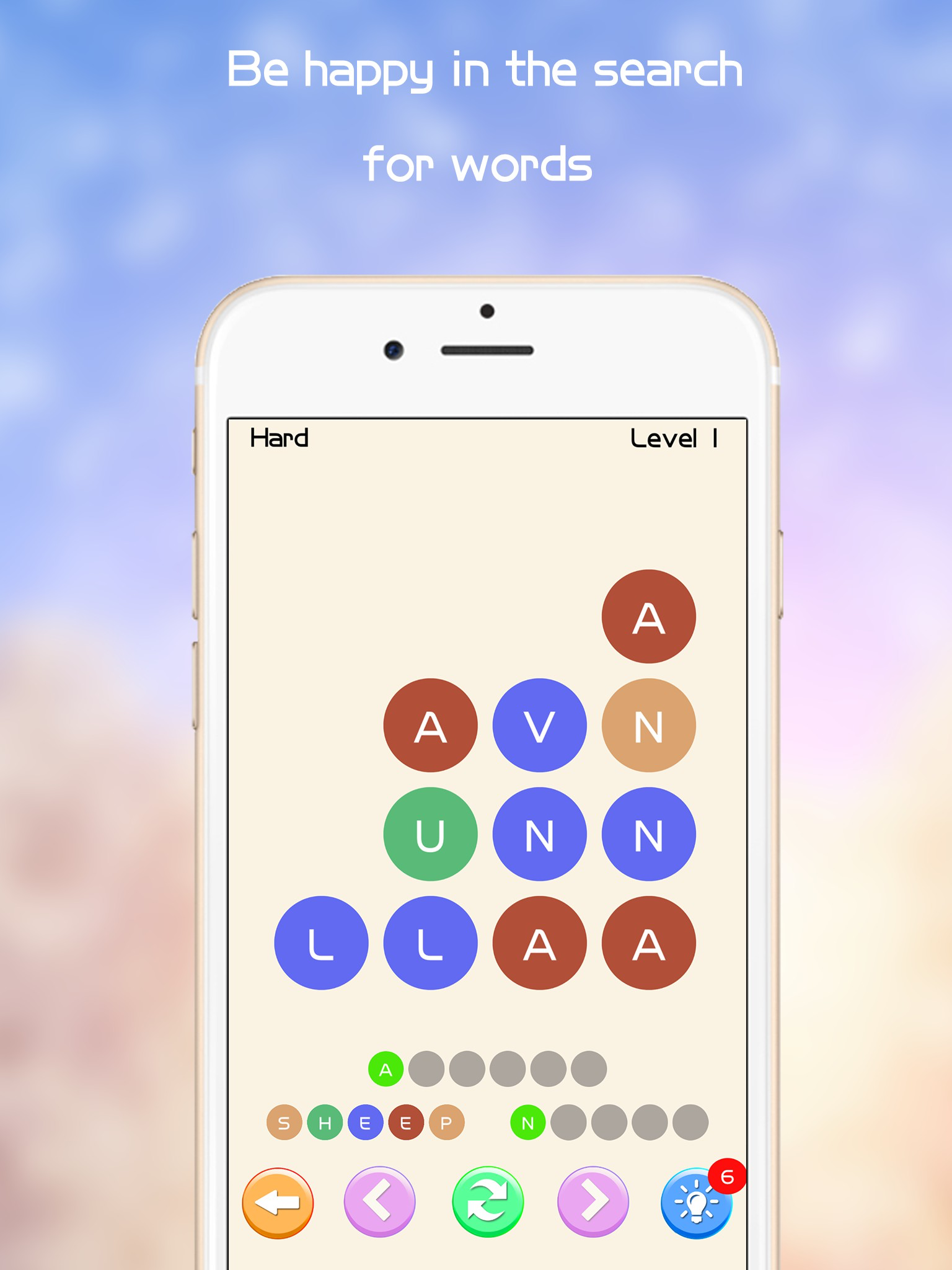 Word Dots - Find Target Words, Brain Challenge Puzzles