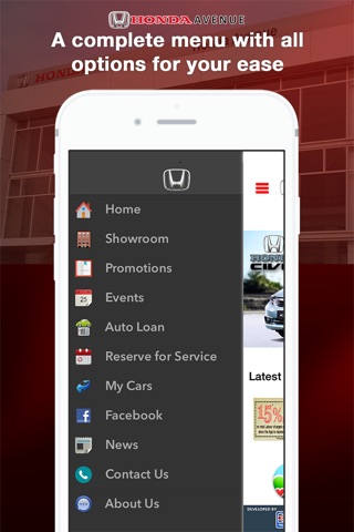 Honda Avenue - 3S Honda Dealership Pakistan screenshot 2