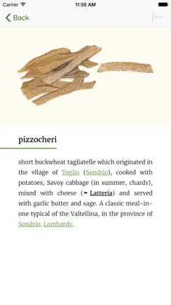 Italian Regional Cooking Dictionary iPhone image 2
