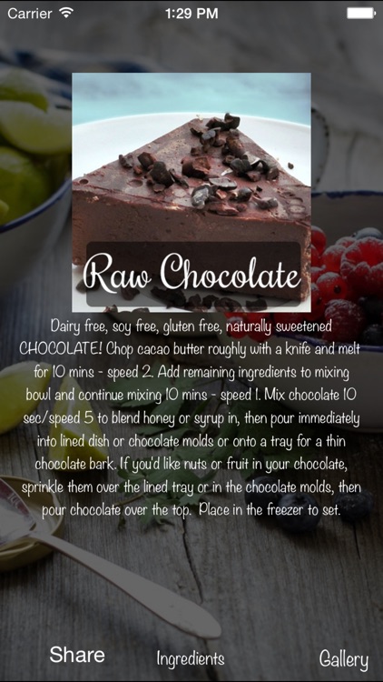 Healthy Raw Food Recipes screenshot-3