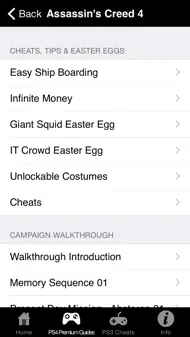 Cheats Ultimate for Playstation 4 Games - Including Complete Walkthroughs iphone bilder 2