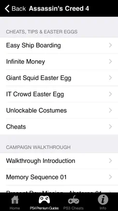 Cheats Ultimate for Playstation 4 Games - Including Complete Walkthroughs iPhone image 3