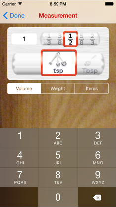 Serving Sizer recipe converter screenshot 2