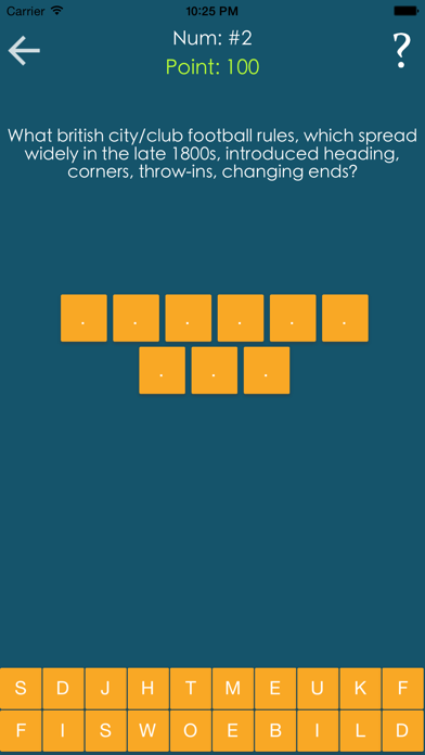 Sport Questions Pub night quiz football and all the sports app screenshot