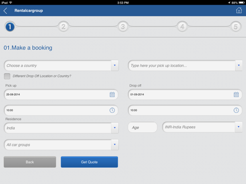 Screenshot #6 pour RentalCarGroup for iPad