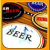 Bar Fight Air Hockey Beer Cap : The Coaster War - Gold