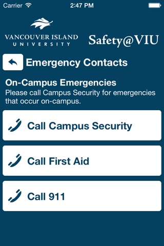 VIU Safety screenshot 2