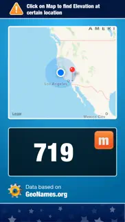 map elevation and altitude tool for height measure iPhone Captures Décran 3