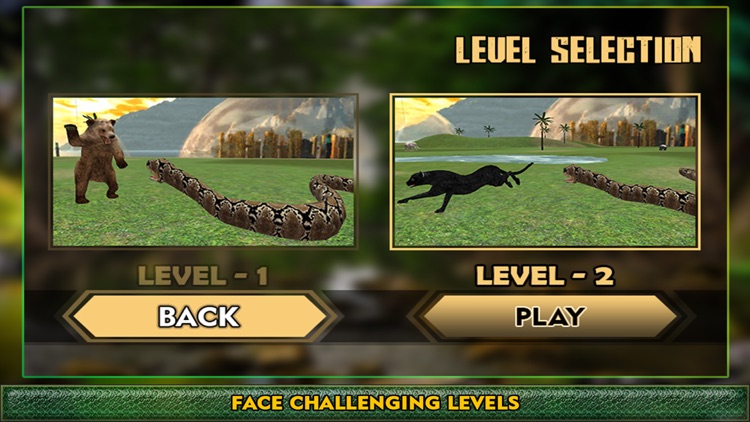 Real Anaconda Snake Simulator 3D: Hunt for wolf, bear, tiger & survive in the jungle screenshot-4
