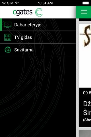 „Cgates“ sumani.tv.visur – televiziją žiūrėkite mobiliajame telefone! screenshot 4