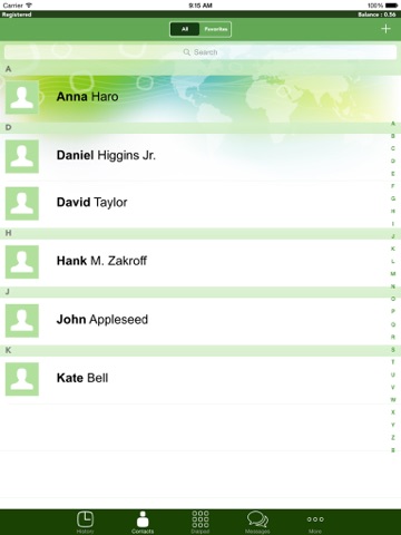 Clicker Dialer iPad screenshot