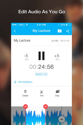 Recordium Pro - voice recorder, record memos and note taking screenshot 2