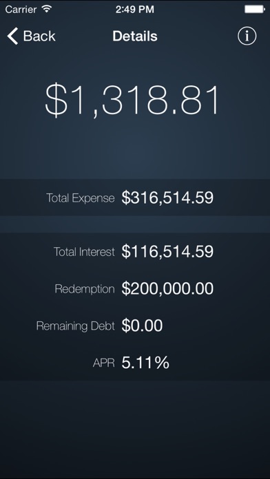 Screenshot #2 pour LoanRate (Free Version)