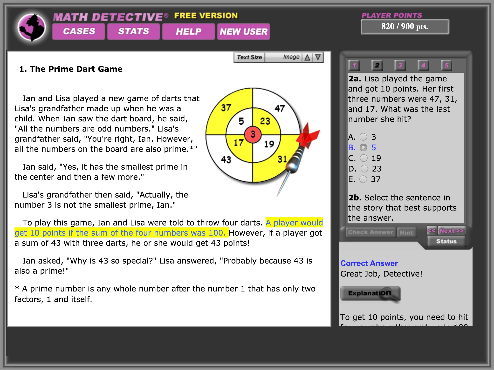 Math Detective® B1 (Free) screenshot 4