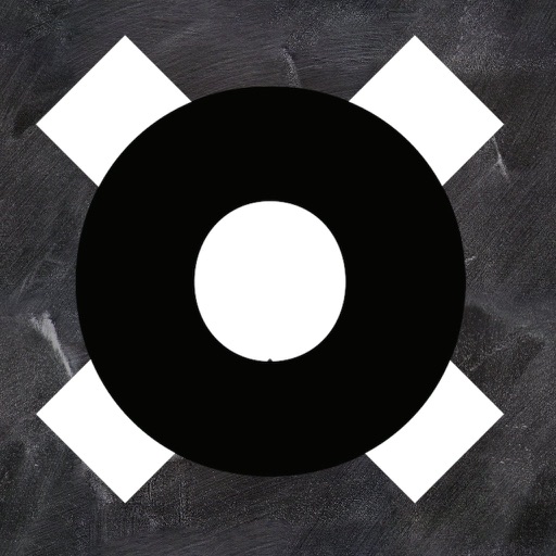 Chalkboard Tic Tac Toe Icon