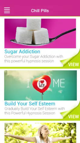 Game screenshot Chill Pill Hypnosis - Weight Loss, Relaxation and Mindfulness Stress Reduction hack