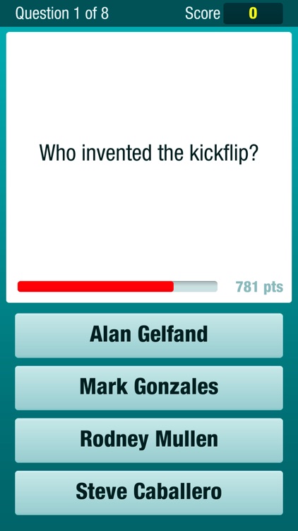 Skate Pop - Skateboard Trivia Quiz