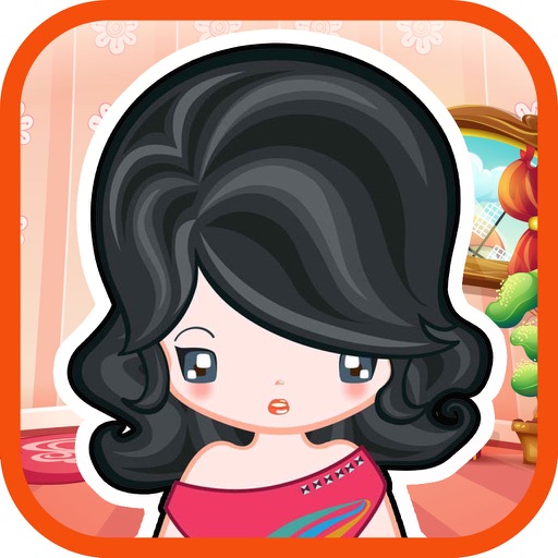 princess dress up for kids icon