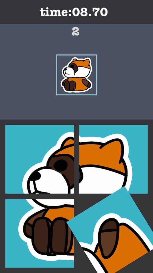 #2. Rotate Lesser Panda Puzzle (iOS) 由: Hirofumi NAKANO
