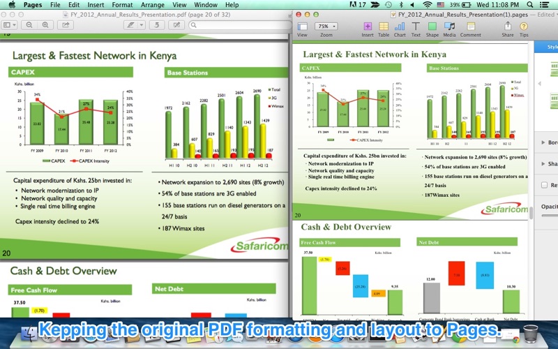 Screenshot #1 pour PDF to Pages Converter Expert