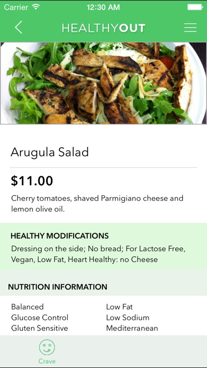HealthyOut - Healthy Restaurant Nutrition Guide