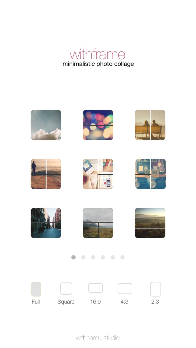withFrame - Photo collage editorのおすすめ画像1