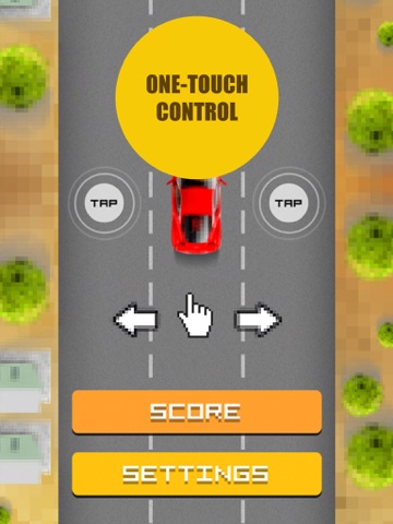 Screenshot #6 pour Pixel Traffic - best one tap 8 bit style game