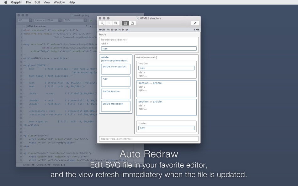 #2. Gapplin (macOS) بواسطة: Mineko IMANISHI